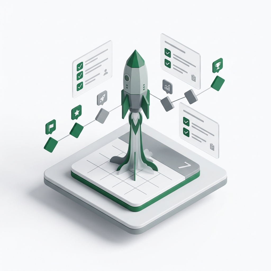 7-Day Startup Launch Kit illustration